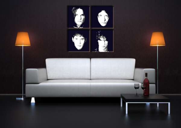 Kézzel festett POP Art festmény A Vervet 4 db tv | különböző méretek