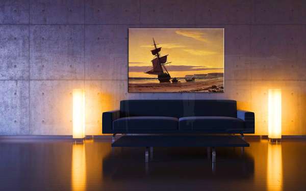 A kép a vásznon COASTAL SCENE - William Bradford REP020