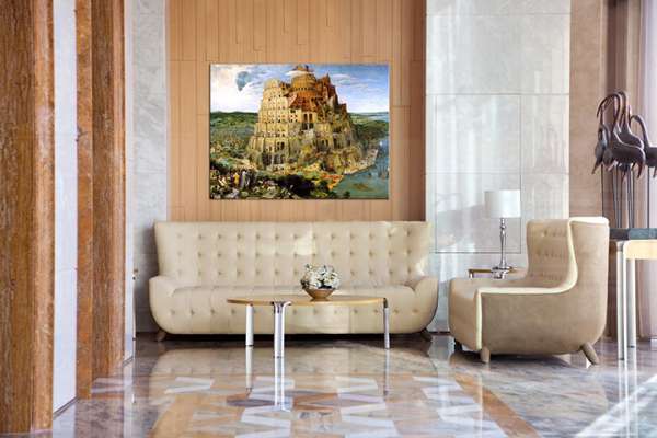 A kép vásznon BABYLON TOWER - Pieter Brueghel REP023