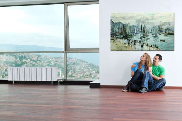 A vászonkép HALÁSZHALAK LE HAVRE - Claude Monet REP0