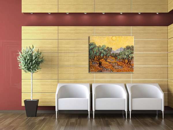 A kép a vásznon OLIVES - Vincent van Gogh REP105