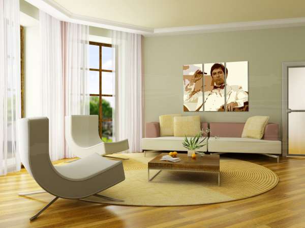 Kézzel festett POP Art festmény AL PACINO 3 db al34 | különböző méretek