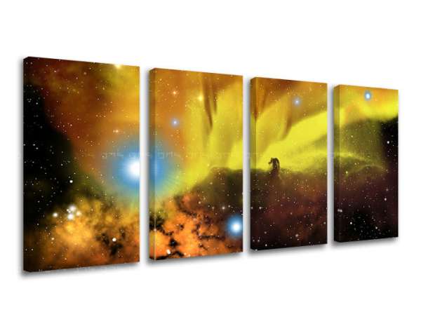 4 részes falfestmény UNIVERSE GA002E41