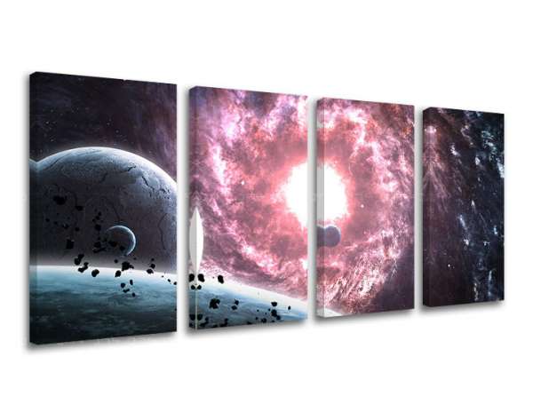 4-részes falfestmény UNIVERSE GA007E41