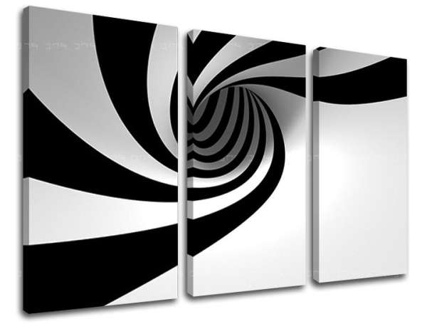 3-részes falfestés ABSTRAKT AB081E30