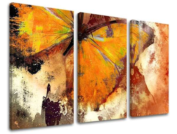 3-részes falfestés ABSTRAKT AB116E30