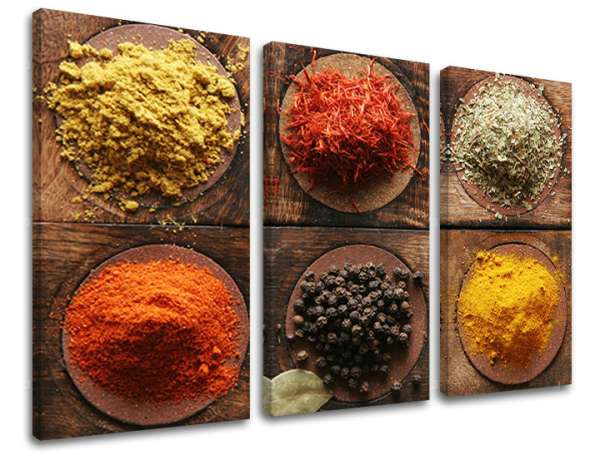 3-részes falfestés Konyha KU033E30