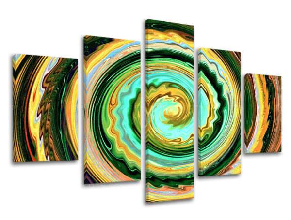 5 részes falfestmény ABSTRAKT XOBAB079E50 XOBAB079E50