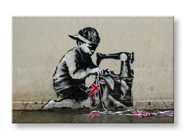 A kép vásznon 1 db Street ART - Banksy