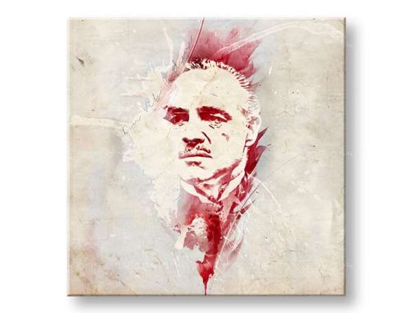 Falikép Keresztapa Marlon Brando - AQUArt / Tom Loris 006AA1