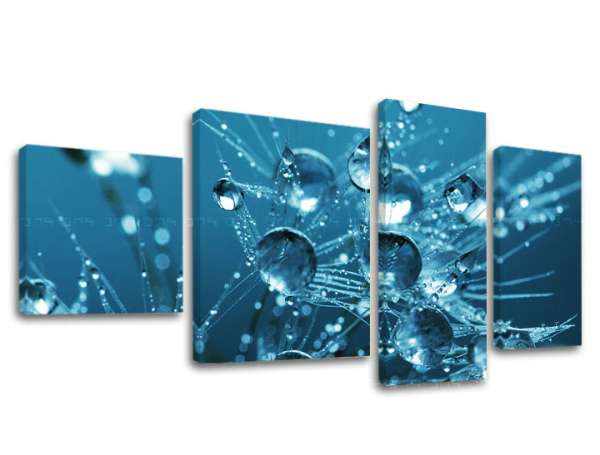 4 részes falfestmény FLOWERS KV101E40