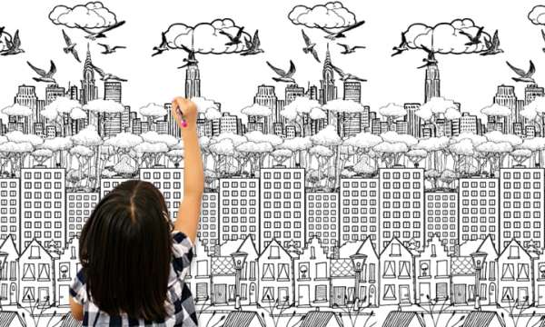 Gyermek tapéta festéshez TMDE001