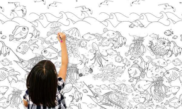 Gyermek tapéta festéshez TMDE002