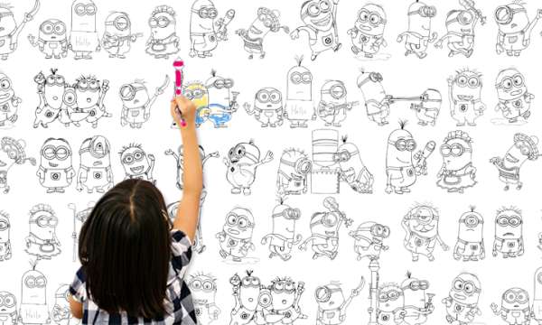 Gyermek tapéta festéshez TMDE006