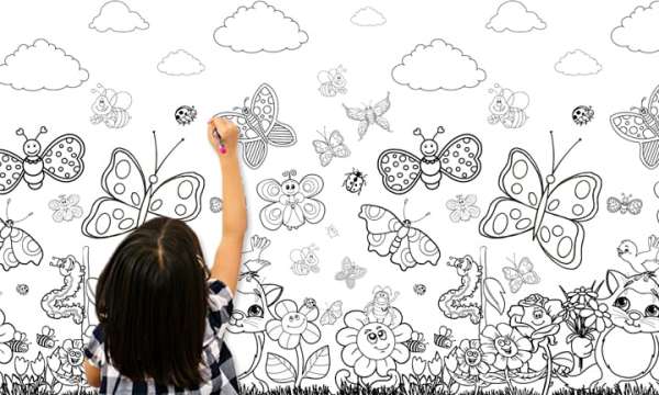 Gyermek tapéta festéshez TMDE008