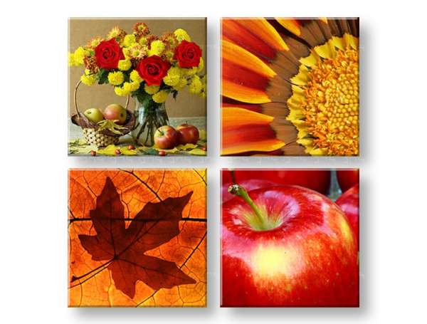 Falfestés COLLAGE 4 részes XOBKOL07E42