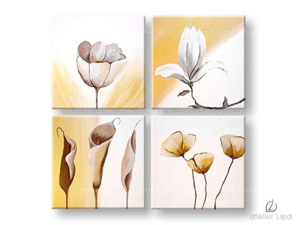 Szerzői reprodukció vászonra FLOWERS XOBDA011E4