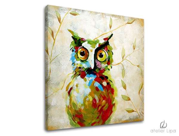 Szerzői reprodukció vászonra Bagoly XOBDA015E1