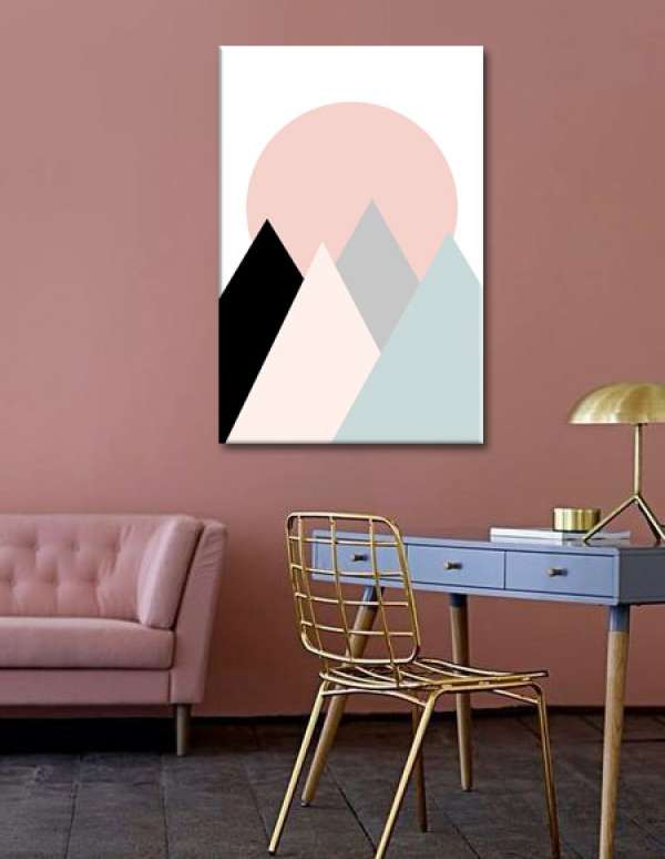 Falfestmény Degenerált sebhely a távolban / Dan Johannson XOBDJ084E1