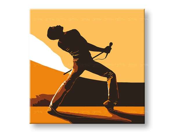 Kézzel festett POP Art festmény FREDDIE MERCURY 1 db fm3 | különböző méretek