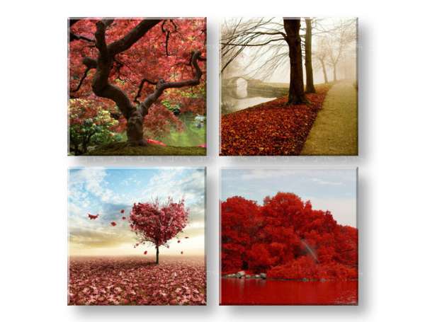 Falfestmény Színes világ 4 rész XOBKOL26E42