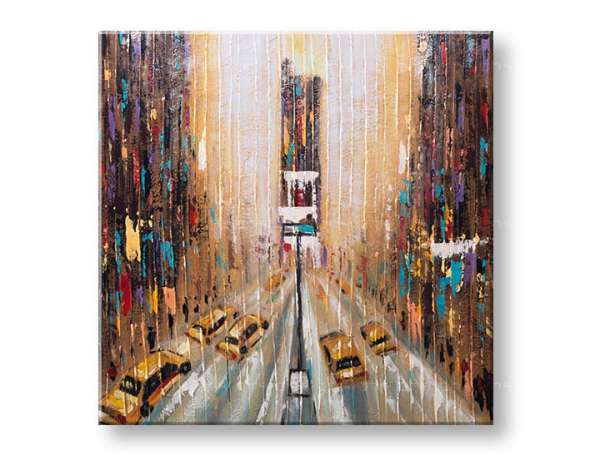 Festett falfestmény CITY 1 rész 70x70 cm CFAZH2979E1