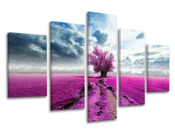 5 részes falfestés TREES ST014E50