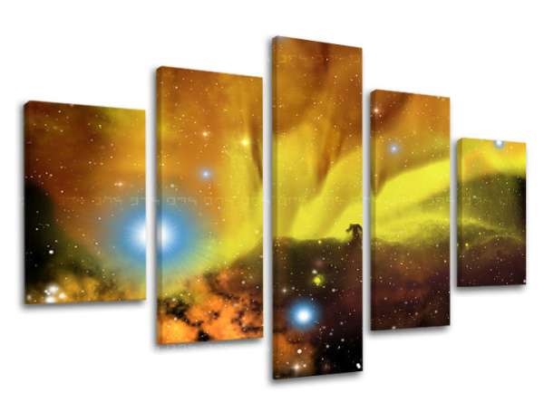 5 részes falfestmény UNIVERSE GA002E50