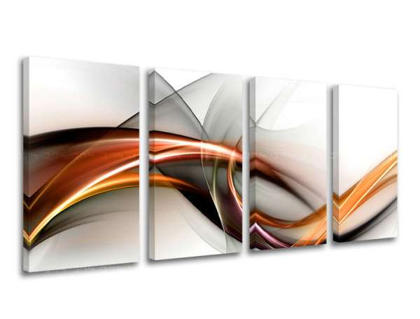 4 részes falfestés ABSTRAKT XOBAB070E41 XOBAB070E41