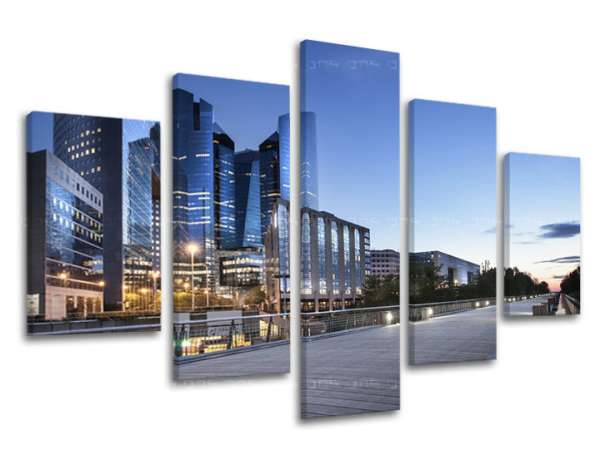 5 részes falfestés CITY ME111E50