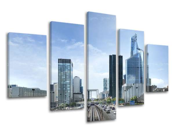 5 részes falfestés CITY ME112E50
