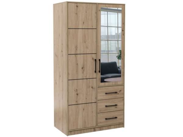 BAL-KOS D2 gardróbszekrény tükörrel