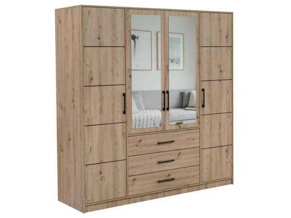BAL-KOS D4 gardróbszekrény tükörrel
