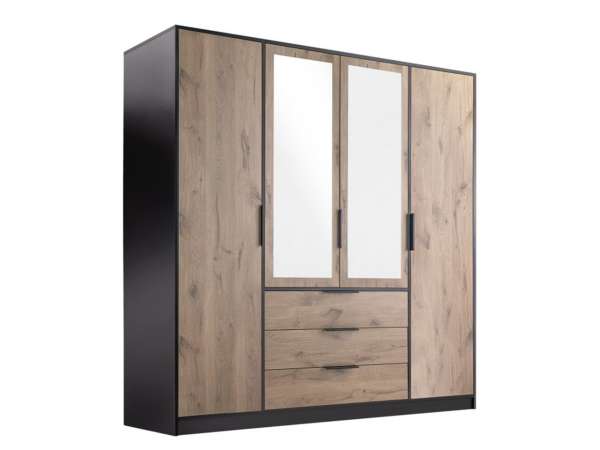 BAL-LATI D4 gardróbszekrény tükörrel