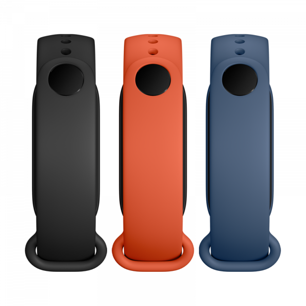 Mi Smart Band 6 Strap (3-pack) (Black, Orange, Blue)