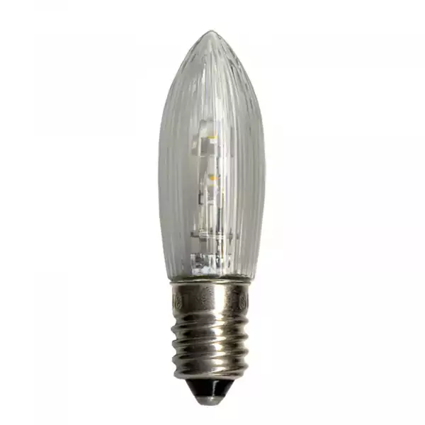 E10 0,2W 10-55V LED tartalék izzó 3db gyertyaforma