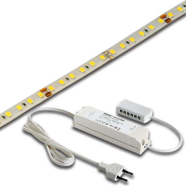 LED-csík Basic-Tape S, IP54, 4,000K, 300cm hosszúságú