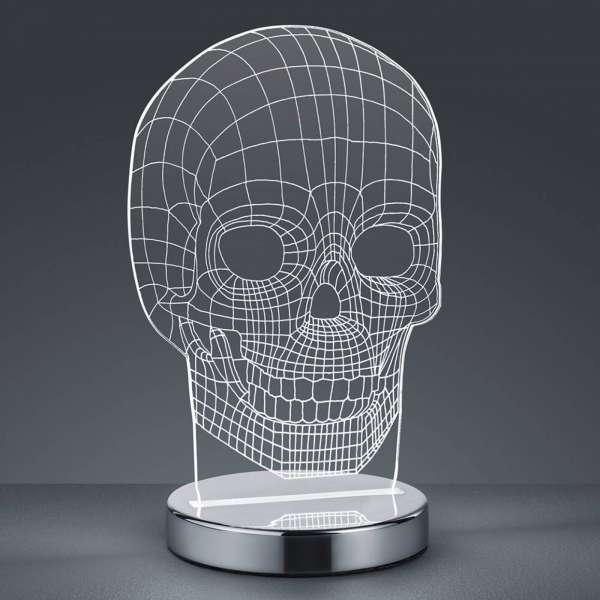 Változtatható fényszín - Skull LED asztali lámpa