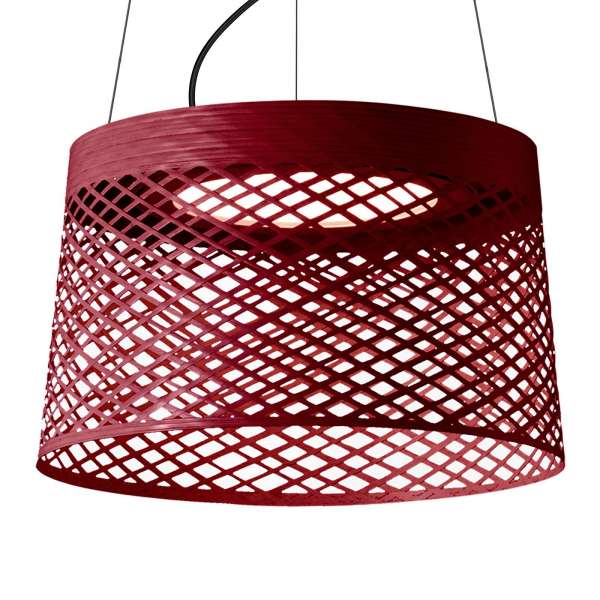 Foscarini Twiggy Grid LED függőlámpa, kárminpiros