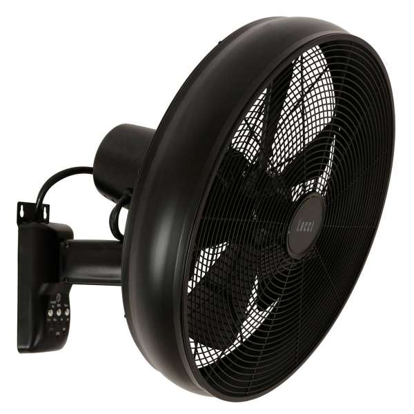 Beacon fali ventilátor Breeze, fekete, Ø 41 cm, csendes