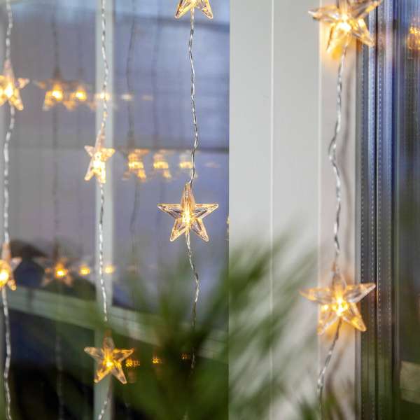 LED fényfüggöny Star Curtain, 30 égős