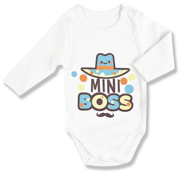 Baba body, kombidressz- Mini Boss Méret: 80 (9-12hó)