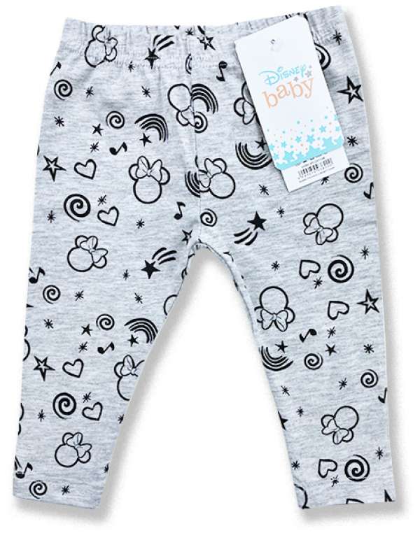 Baba leggings- Minnie Mouse, szürke Méret: 128 (8éves)