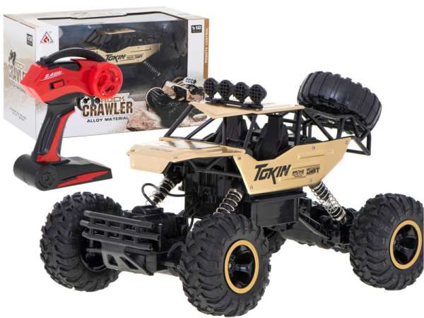 RC autó Rock Crawler 1:12 4WD FÉM arany