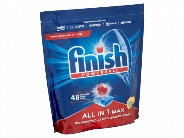 Finish All in 1 Max mosogatógép-tabletta lemon 48db