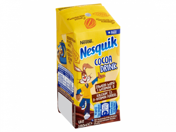 Nesquik UHT kakaó ital cukorcsökkentett 180ml