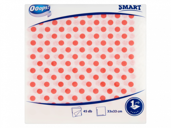 Ooops! Smart szalvéta 33x33cm 1 rétegű 45db