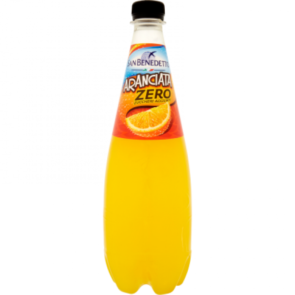 San Benedetto Zero Aranciata szén-dioxiddal dúsított cukormentes narancs ízű üdítőital 0,75 l