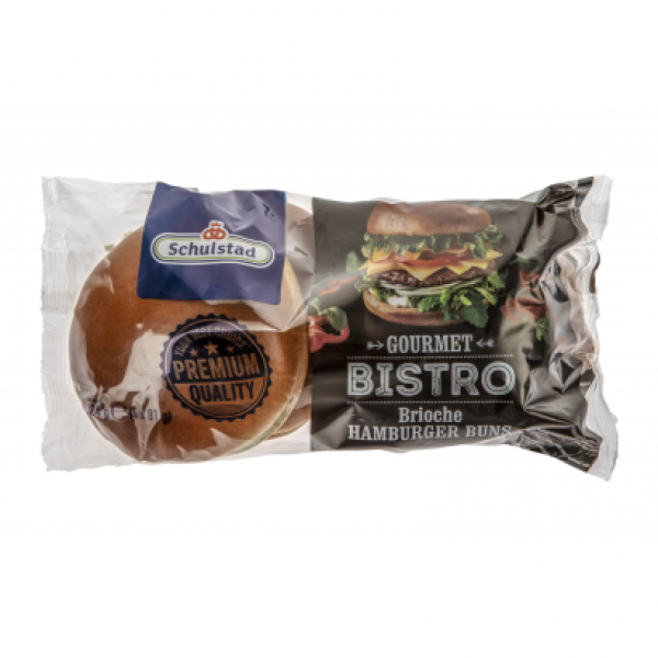 Schulstad Gourmet Bistro Brioche hamburgerzsemle 324 g