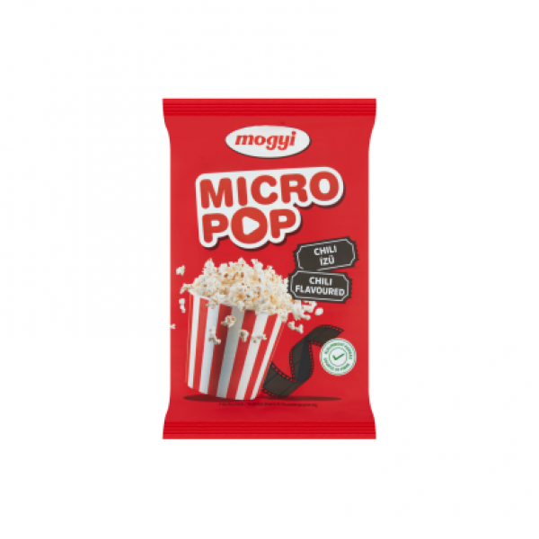 Mogyi Micro Pop mikrohullámú sütőben elkészíthető chili ízű pattogatni való kukorica 100 g